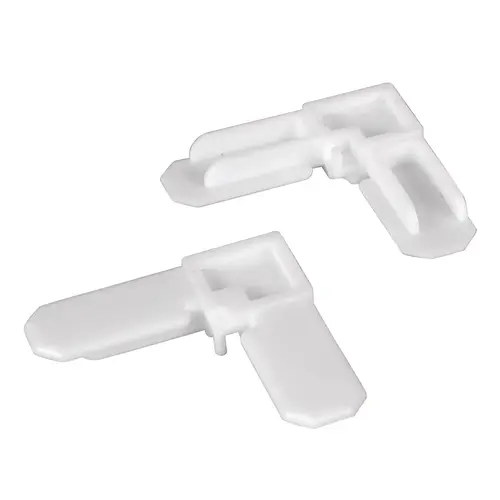 Screen Frame Corner White Plastic 1/4" W X 3/4" L White Screen Frame Corner White Plastic 1/4" W X 3/4" L White