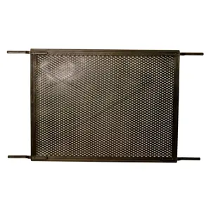 Prime-Line PL 15516 Make-2-Fit 34.5 In. x 20 In. Brown Plastic Door Grille for 36 In. Door Bronze
