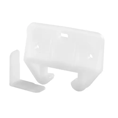 Drawer Track Guide and Glides, White Polyethylene (2 Pack)
