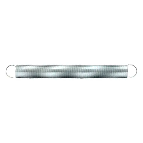 Extension Spring, Spring Steel Construction, Nickel-Plated Finish, 0.062 GA x 7/8 in. x 8-1/2 in., Single Loop Open, (1-Pack) Extension Spring, Spring Steel Construction, Nickel-Plated Finish, 0.062 GA x 7/8 in. x 8-1/2 in., Single Loop Open, (1-Pack)