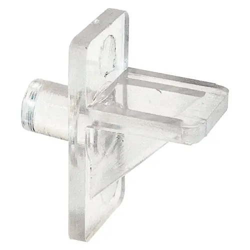 Shelf Support Peg 5 lb, Plastic, Clear, Wall Mounting - pack of 8 Shelf Support Peg 5 lb, Plastic, Clear, Wall Mounting - pack of 8