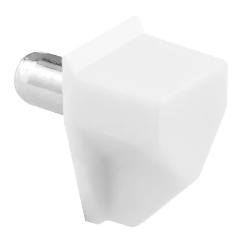 15-Lb. Shelf Support Pegs, White Plastic, 5 mm pack of 8 15-Lb. Shelf Support Pegs, White Plastic, 5 mm pack of 8