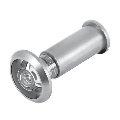 Door Viewer, 200 deg Viewing, 1-3/8 to 2-1/8 in Thick Door, Brass, Satin Nickel Door Viewer, 200 deg Viewing, 1-3/8 to 2-1/8 in Thick Door, Brass, Satin Nickel