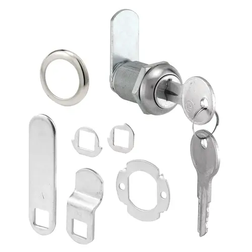 Drawer and Cabinet Lock, Keyed Lock, Y11 Yale Keyway, Stainless Steel Chrome Drawer and Cabinet Lock, Keyed Lock, Y11 Yale Keyway, Stainless Steel Chrome