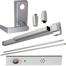 Von Duprin KIT - Alarmed Fire Rated SVR Surface Vertical Rod Exit Device 230L Lever Trim LHR Left Hand Reverse/Reversible Han 2227L-F-689-36 LHR ALK Von Duprin KIT - Alarmed Fire Rated SVR Surface Vertical Rod Exit Device 230L Lever Trim LHR Left Hand Reverse/Reversible Han 2227L-F-689-36 LHR ALK