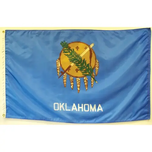 Valley Forge Flag State Flag Oklahoma 6 ft X 4 ft Valley Forge Flag State Flag Oklahoma 6 ft X 4 ft