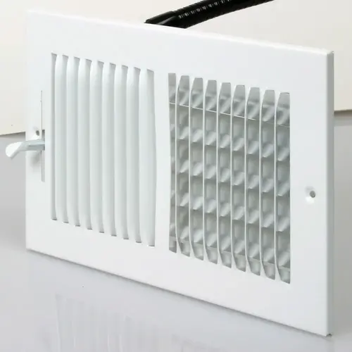 8x4 In. Two-Way Sidewall Register