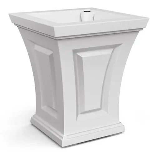 Mayne Cambridge 18" Tall Planter - White Mayne Cambridge 18" Tall Planter - White