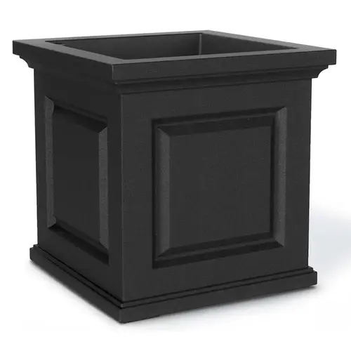 Mayne Nantucket 20x20 Square Planter - Black Mayne Nantucket 20x20 Square Planter - Black