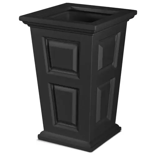 Mayne Wyndham 24" Tall Planter - Black