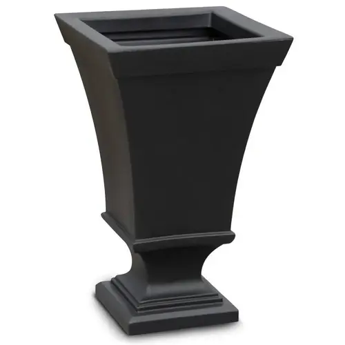 Mayne Vienna 25" Tall Urn Planter- Black Mayne Vienna 25" Tall Urn Planter- Black