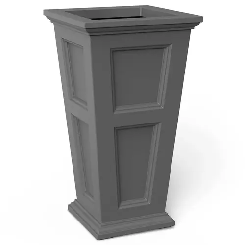 Mayne Fairfield 28" Tall Planter - Graphite Grey Gray Mayne Fairfield 28" Tall Planter - Graphite Grey Gray