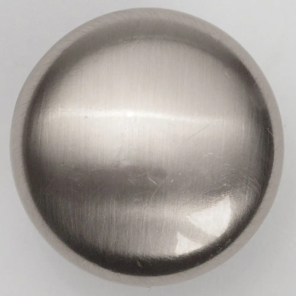 GENERIC PRIVATE BRAND 1-1/4 Die-Cast Zinc Cabinet Knob Satin Nickel Package Of 25 FY-138SN25