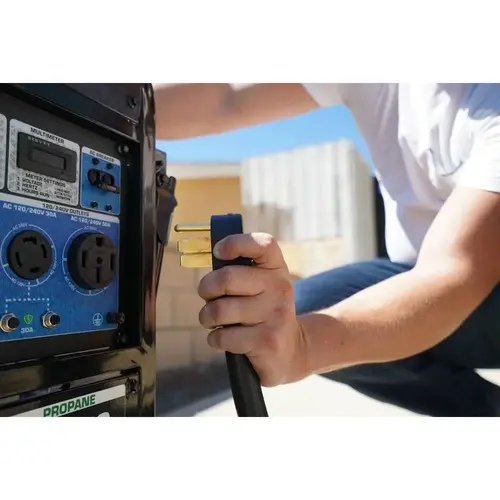 Duromax 25 Ft. 30 Amp 10-Gauge Portable Generator Heavy Duty Power Cord Duromax