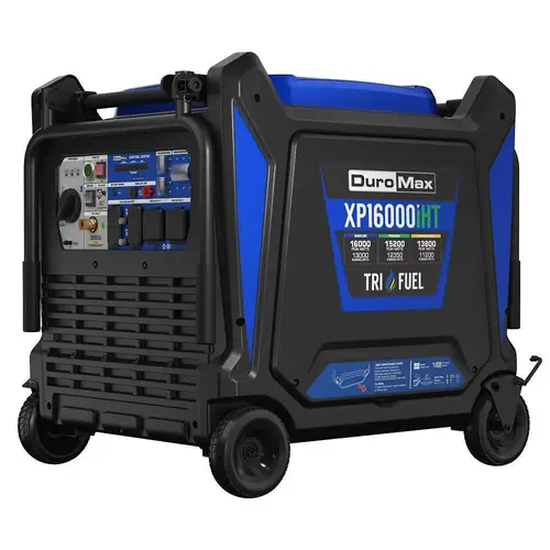 Duromax 16,000w Remote Start Air Cool Vtwin Tri Fuel Digital Inverter 50 Amp