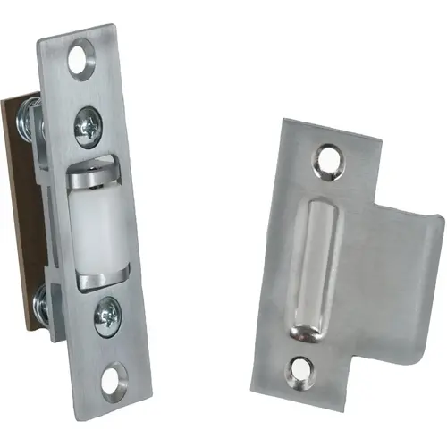 Heavy-Duty Roller Latch - Satin Chrome Heavy-Duty Roller Latch - Satin Chrome