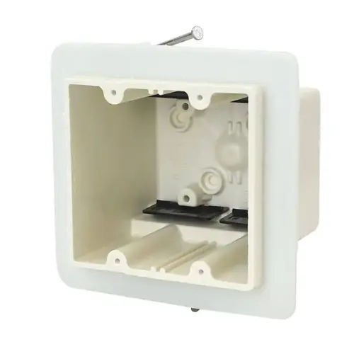 Allied Moulded 2-Gang New Work Fiberglass Vapor Seal Switch/Outlet Box Off White Off-White Allied Moulded 2-Gang New Work Fiberglass Vapor Seal Switch/Outlet Box Off White Off-White