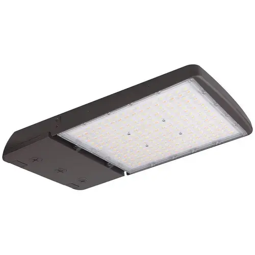 Ledone Area Light, Weather Resistant, 3 Cct, 480v, 50/80/100/150 Watts, Bronze