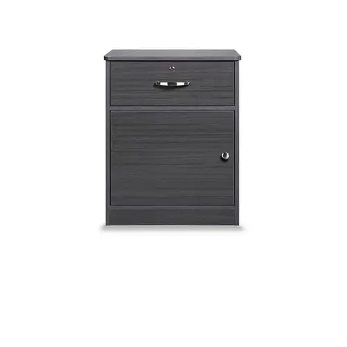 Medacure Nightstand 1 Drawer/1 Door In Coastal Grey Medacure Nightstand 1 Drawer/1 Door In Coastal Grey