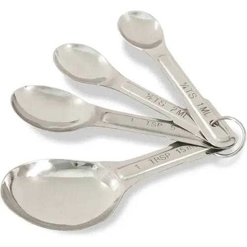 Crestware/Excell Measuring Spoon Set-S/S Case Of 12