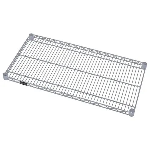 Quantum Storage Systems Wire Shelf 42"W X 12"D Grey Epoxy Finish Gray Quantum Storage Systems Wire Shelf 42"W X 12"D Grey Epoxy Finish Gray