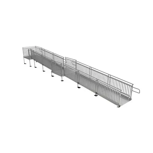 Ez-Access Pathway Hd 32ft. Aluminum Code Compliant Modular Wheelchair Ramp System