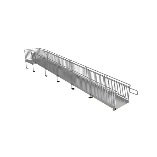 Ez-Access Pathway Hd 30ft. Aluminum Code Compliant Modular Wheelchair Ramp System