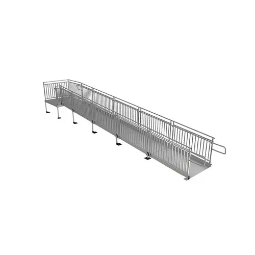 Ez-Access Pathway Hd 28ft. Aluminum Code Compliant Modular Wheelchair Ramp System
