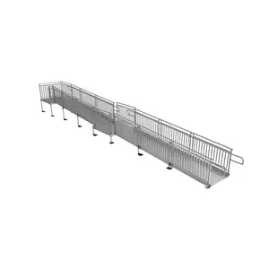 EZ-ACCESS PHD S3448G Ez-Access Pathway Hd 34ft. Aluminum Code Compliant Modular Wheelchair Ramp System