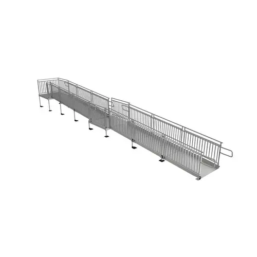 Ez-Access Pathway Hd 34ft. Aluminum Code Compliant Modular Wheelchair Ramp System