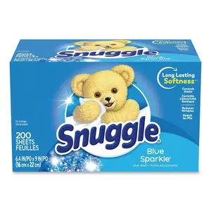 SNUGGLE 072613451187 Fabric Softener Sheets Blue Sparkle Scent 200/Box Case Of 6
