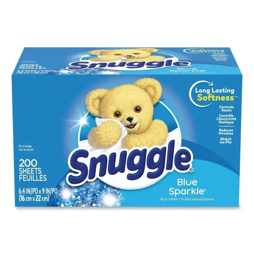 Fabric Softener Sheets Blue Sparkle Scent 200/Box Case Of 6 Fabric Softener Sheets Blue Sparkle Scent 200/Box Case Of 6