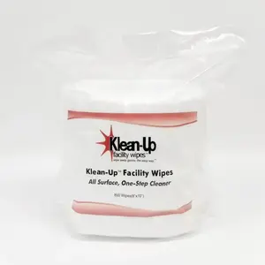 KLEAN-UP GYM WIPES 800 Klean-Up Facility Wipes, Package Of 2 White