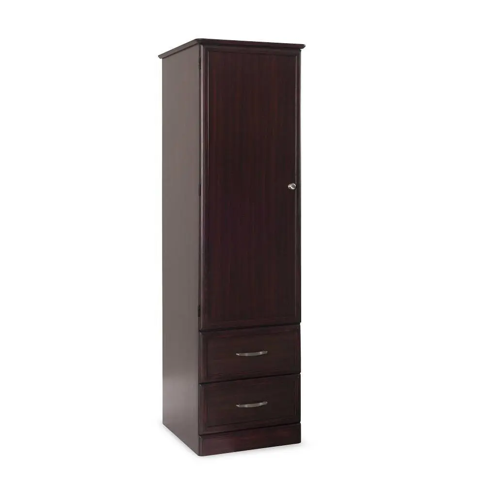 MEDACURE Medacure Wardrobe 1 Door/2 Drawer In Mahogany HC-WR1D2D-MH