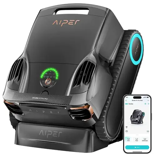 Aiper Scuba X1 PRO Max All-In-One Robotic Pool Vacuum Cleaner Flexipath 2.0 Aiper Scuba X1 PRO Max All-In-One Robotic Pool Vacuum Cleaner Flexipath 2.0