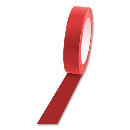 Champion Sports Floor Tape, 1" X 36 Yds, Red