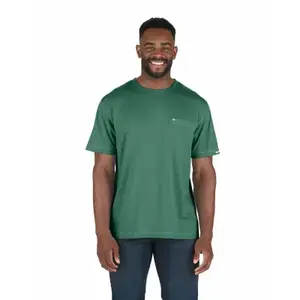 BERNE APPAREL BSM38PNR480 XL Pine SS LW T-Shirt