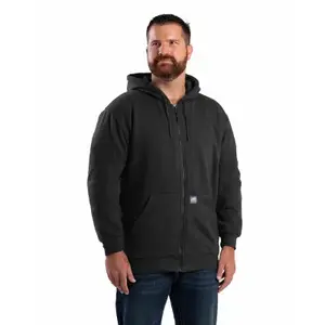 BERNE APPAREL SZ101BKR480 XL BLK Fullzip Hoodie