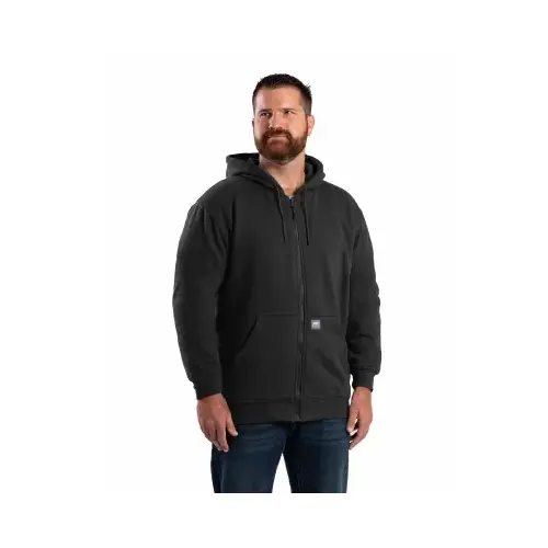 XL BLK Fullzip Hoodie