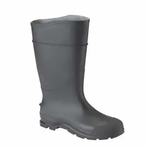 PQ FOOTWEAR/SERVUS 18821-M9 SZ9 BLK PVC STL Boot