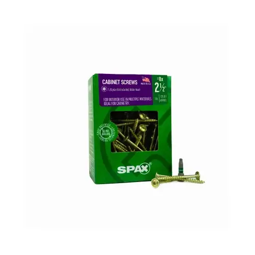 #8 x 2-1/2 In. Washer Head Interior Multi-Material Construction Screw (1 Lb. Box) #8 x 2-1/2 In. Washer Head Interior Multi-Material Construction Screw (1 Lb. Box)