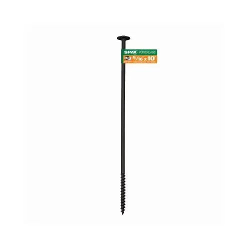 5/16 x 10 In. PowerLag Washer Head T-40 HCR (Exterior Rated) Lag Screw Black 5/16 x 10 In. PowerLag Washer Head T-40 HCR (Exterior Rated) Lag Screw Black