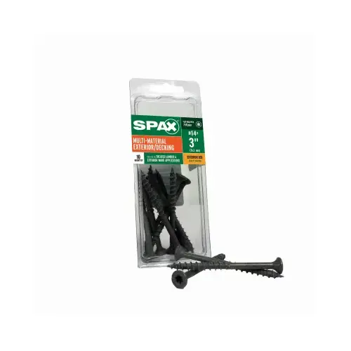 14 x 3 In. Flat Head T-30+ HCR-X (Exterior Rated) Deck Screw 1 Lb. (10-Count)