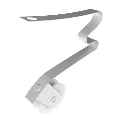 Patio Screen Door Roller Nylon Wheel Type 7/8" Wheel Diameter White Finish