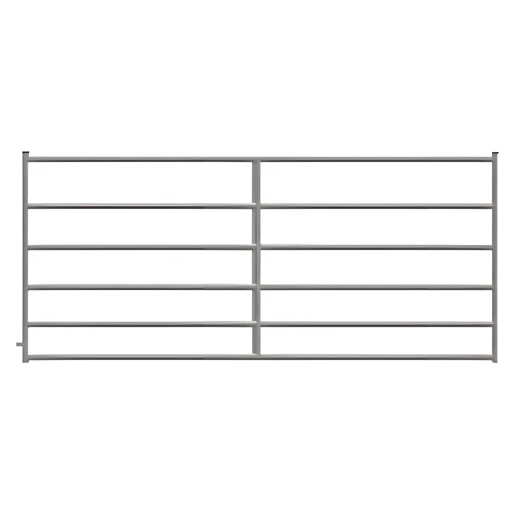 Alligator Brand Gate 6 Bar Square Corner 10 ft Length Steel Finish 14230169