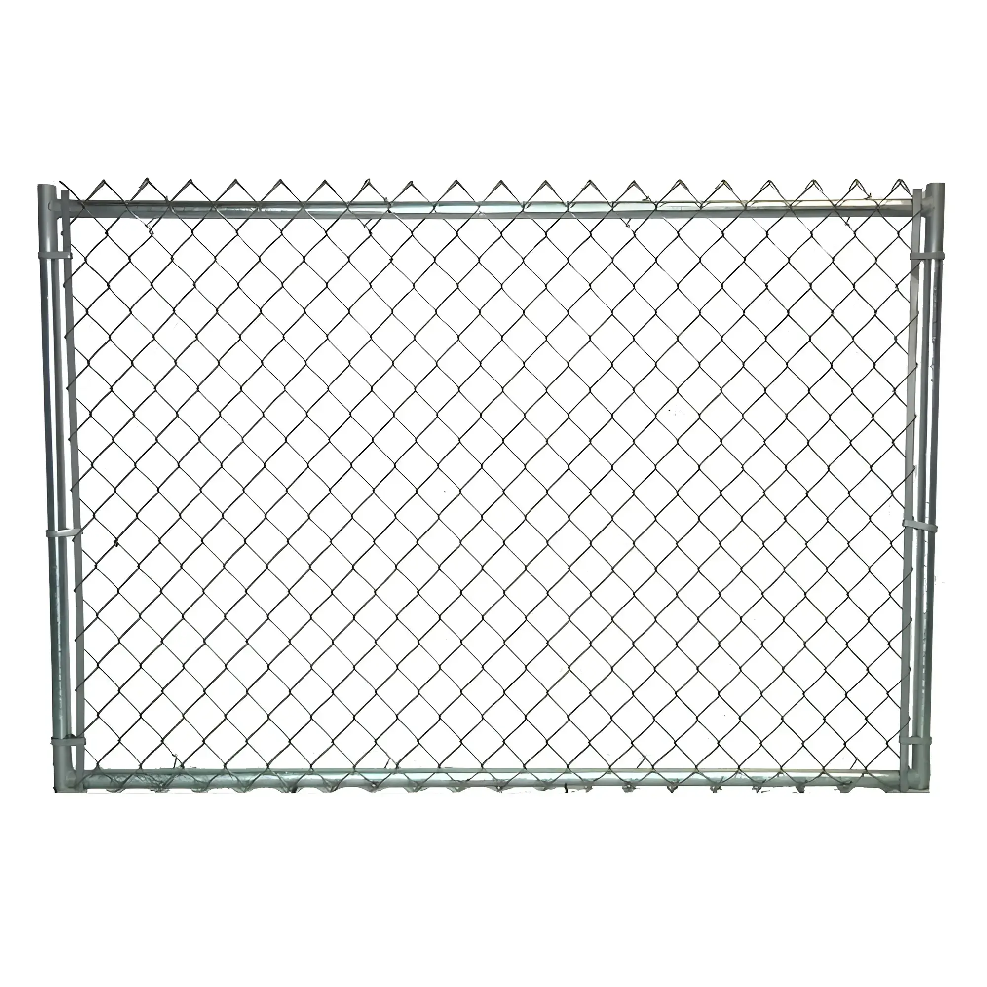 Alligator Brand Chain Link Gate 8 ft Length 48 Height Steel 14230718