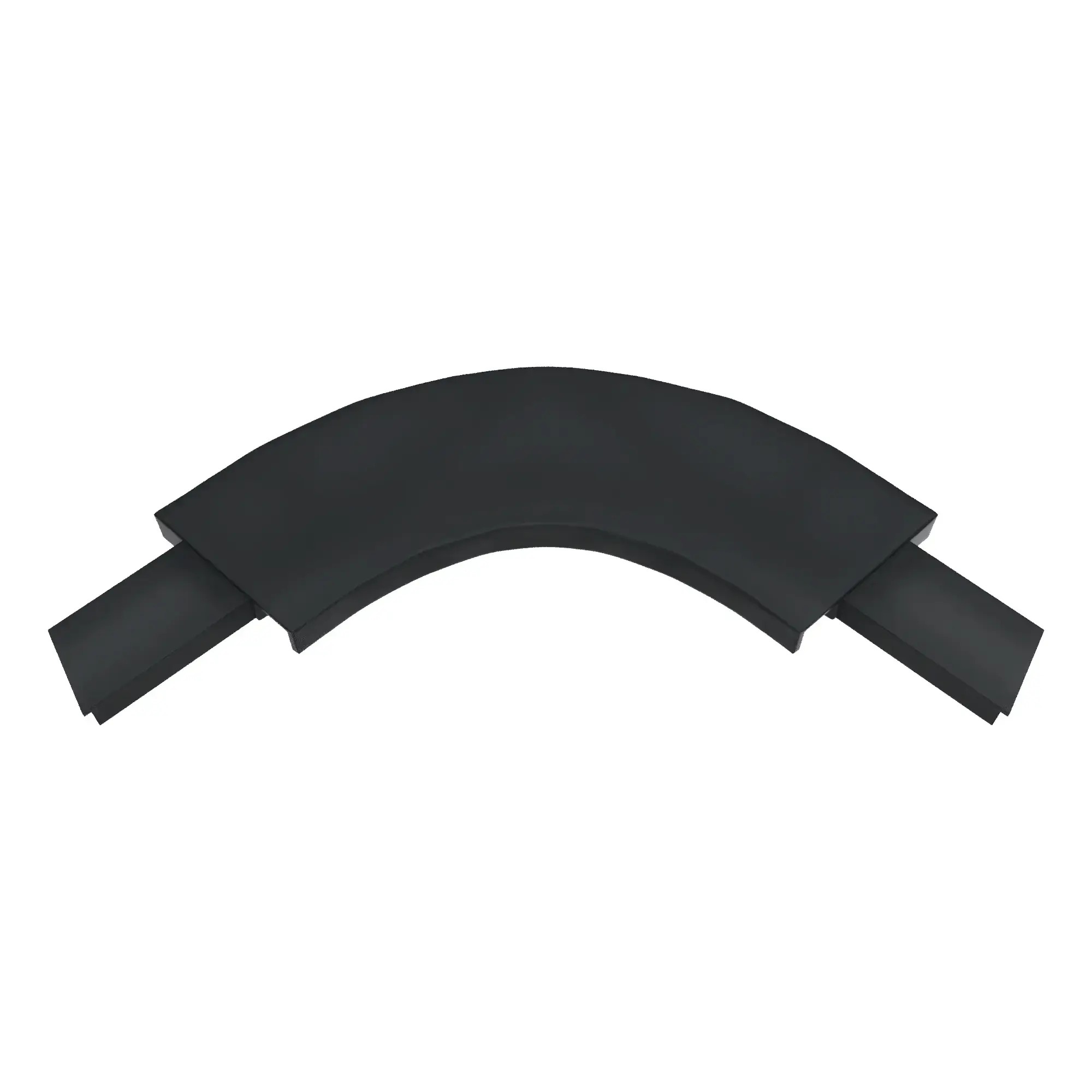 Brixwell 90-1137 Radius Screen Corner 2-3/4" Width 1" Radius Black
