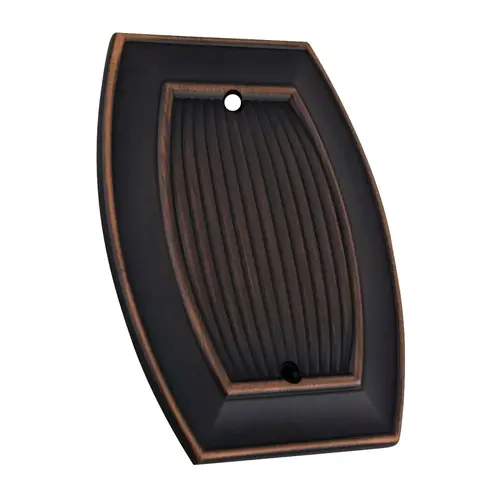 11-3/5" X 6-3/10" Decorative Wall Plate For Home Hardware Oil Rubbed Bronze - pack of 2 11-3/5" X 6-3/10" Decorative Wall Plate For Home Hardware Oil Rubbed Bronze - pack of 2