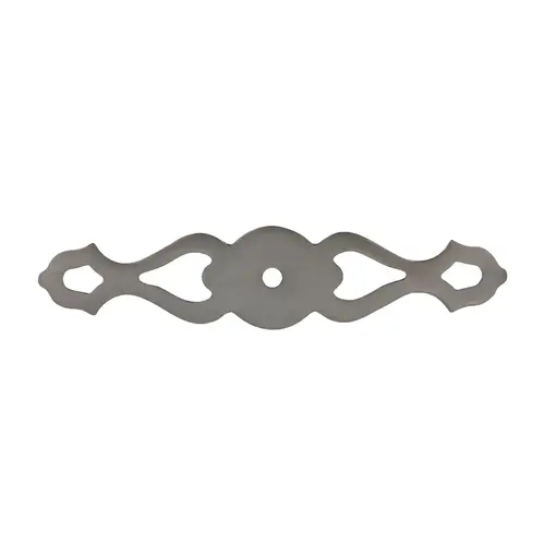 Traditional Cabinet Knob Backplate For Functional Collection For Kitchen And Cabinet Hardware 4-3/8" Length Satin Nickel - pack of 10 Traditional Cabinet Knob Backplate For Functional Collection For Kitchen And Cabinet Hardware 4-3/8" Length Satin Nickel - pack of 10