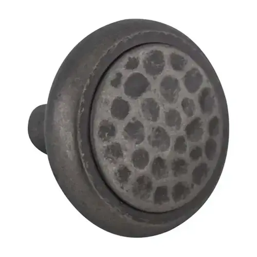 Round Hammered Head Cabinet Knob For Kitchen And Home Hardware 1-1/4" Dia Weathered Nickel - pack of 20 Round Hammered Head Cabinet Knob For Kitchen And Home Hardware 1-1/4" Dia Weathered Nickel - pack of 20